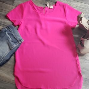 Japna Fuchsia Blouse High - Low